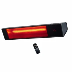 Sined - Chauffage infrarouge cristal noir caldo vetro nero 2000 Sale