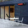 Sined Chauffage D’Extérieur | - Chauffage infrarouge wifi 2000w en verre noir