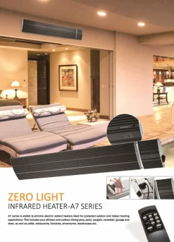 Sined Chauffage D’Extérieur | - Chauffage mural infrarouge wifi 2400w black heat 2400 wifi
