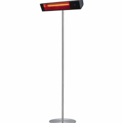 Sined - Rechauffeur infrarouge 2000w verre noir chaud Outlet