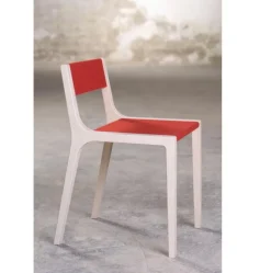 Sirch - Chaise design sepp rouge Outlet