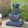 Smart Garden - Fontaine chutes fengshui solaire et sur batterie New