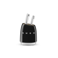 NA Cuisine Et Arts De La Table | Smeg bloc de 6 couteaux noir - kbsf02bl