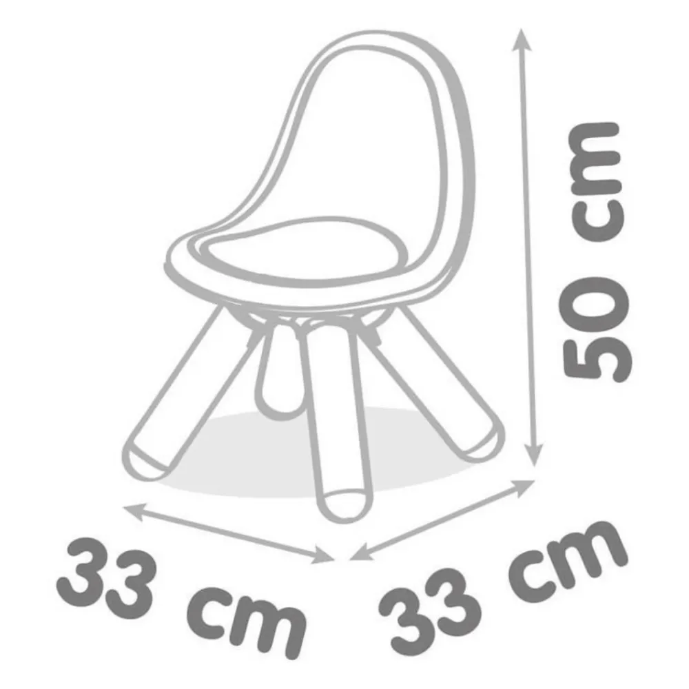 Smoby - - chaise enfant verte - extérieur et intérieur - h27cm - fabrication française Sale