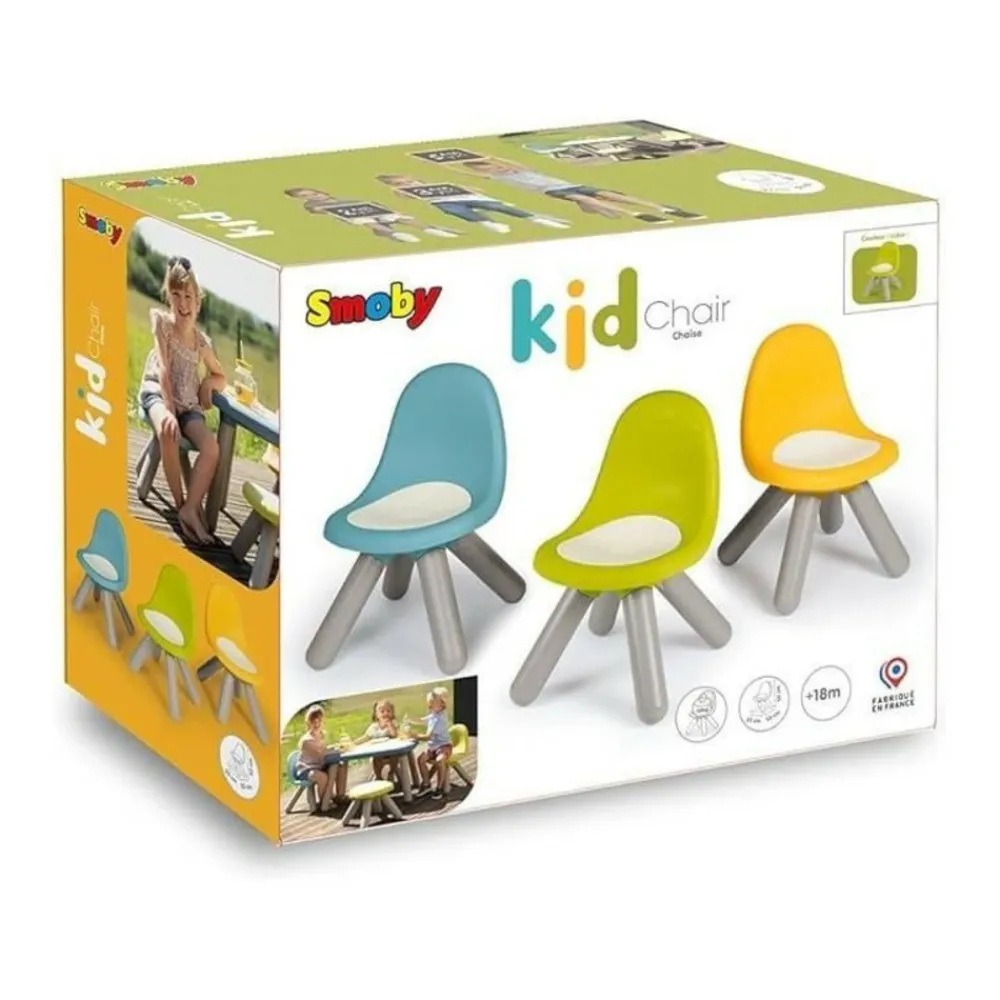 Smoby - - chaise enfant verte - extérieur et intérieur - h27cm - fabrication française Sale