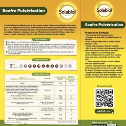 Solabiol Anti-Nuisibles | - Lot de 2 boîtes de souffre pulvérisation 750g 鈥