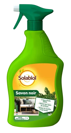 Solabiol Traitement Et Pulvérisation | - Savon noir prêt à l'emploi pulvérisateur 1l /nc -
