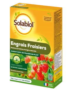 Solabiol Engrais | - Sofray750 - engrais fraisiers et petits fruits - 750g -stimulateur de croissance - utilisable en agriculture biologique