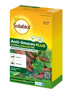 Solabiol - anti-limaces & escargots ultra concentrés - 2x400g - résistant à la pluie - grande surface de traitement solimaplus400x2 Sale