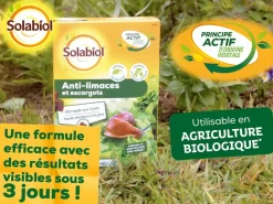 Solabiol Traitement Et Pulvérisation | - anti-limaces & escargots - 2x750g - granulés - résistant à la