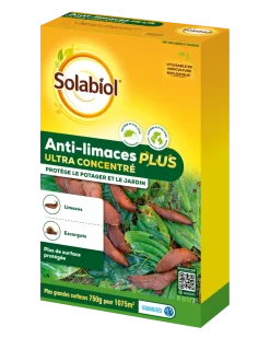 Solabiol - anti-limaces & escargots ultra concentrés - 750g - résistant à la pluie - grande surface de traitement solimaplus750 New