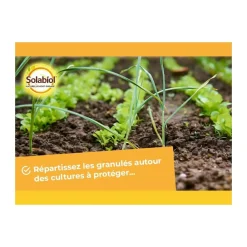 Solabiol - anti-limaces & escargots ultra concentrés - 750g - résistant à la pluie - grande surface de traitement solimaplus750 New