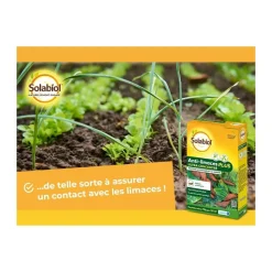 Solabiol - anti-limaces & escargots ultra concentrés - 750g - résistant à la pluie - grande surface de traitement solimaplus750 New