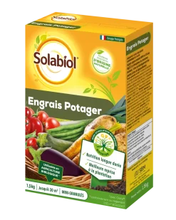 Solabiol Engrais | - Sopoty15 - engrais potager - etui 1,5 kg - nutrition longue durée - utilisable en agriculture biologique