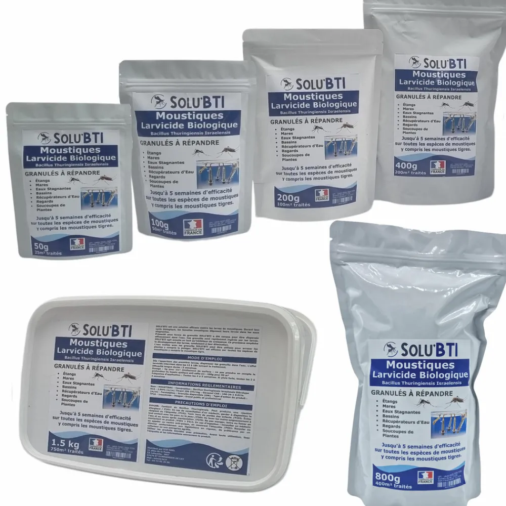 NA Solu'bti - moustiques - 100 gr de larvicide biologique Best