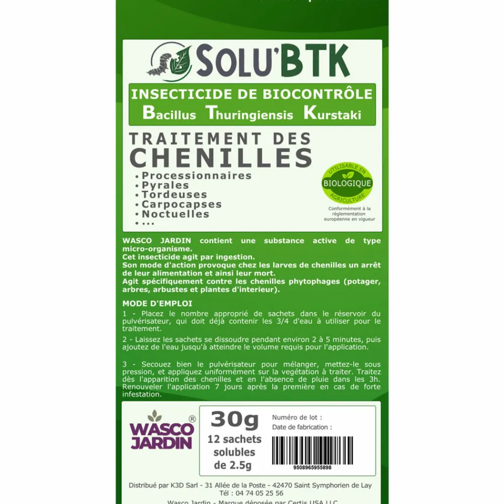 NA Solubtk | 30 g - 40 litres | bacillus thuringiensys kurstaki Online