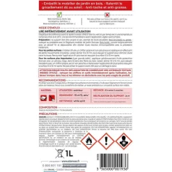 Starwax - Huile protectrice teck et bois exotiques 1L Discount