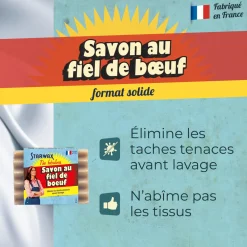 Starwax The Fabulous Huiles Et Produits D’Entretien | - Savon détachant au fiel de bœuf 100gr Fabulous