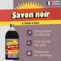 Starwax The Fabulous Huiles Et Produits D’Entretien | - Savon noir à l'huile d'olive concentré 1L Fabulous