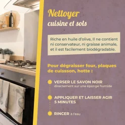 Starwax The Fabulous Huiles Et Produits D’Entretien | - Savon noir à l'huile d'olive concentré 1L Fabulous