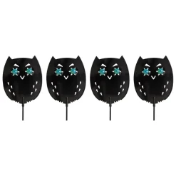 St Helens Anti-Nuisibles | - Dispositif d'effarouchement des oiseaux et des petits mammifères avec yeux réfléchissants réalistes - lot de 4 - gh307