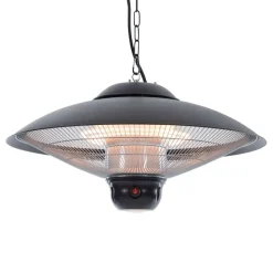 Sunred - Chauffage avec télécommande sirius 2100 w halogène noir ce09b Discount