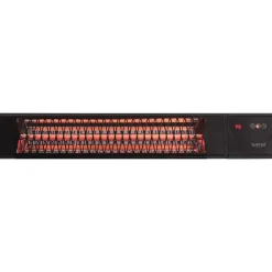 Sunred Chauffage D’Extérieur | - Chauffage mural de patio royal diamond smart dark 2500w carbone