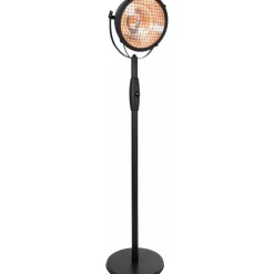 Sunred Chauffage D’Extérieur | - Chauffage sur pied indus 2100 w halogène noir