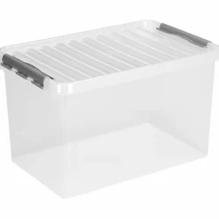 Sunware Décoration Créative | - Boîte de rangement en plastique q-line 62 litres