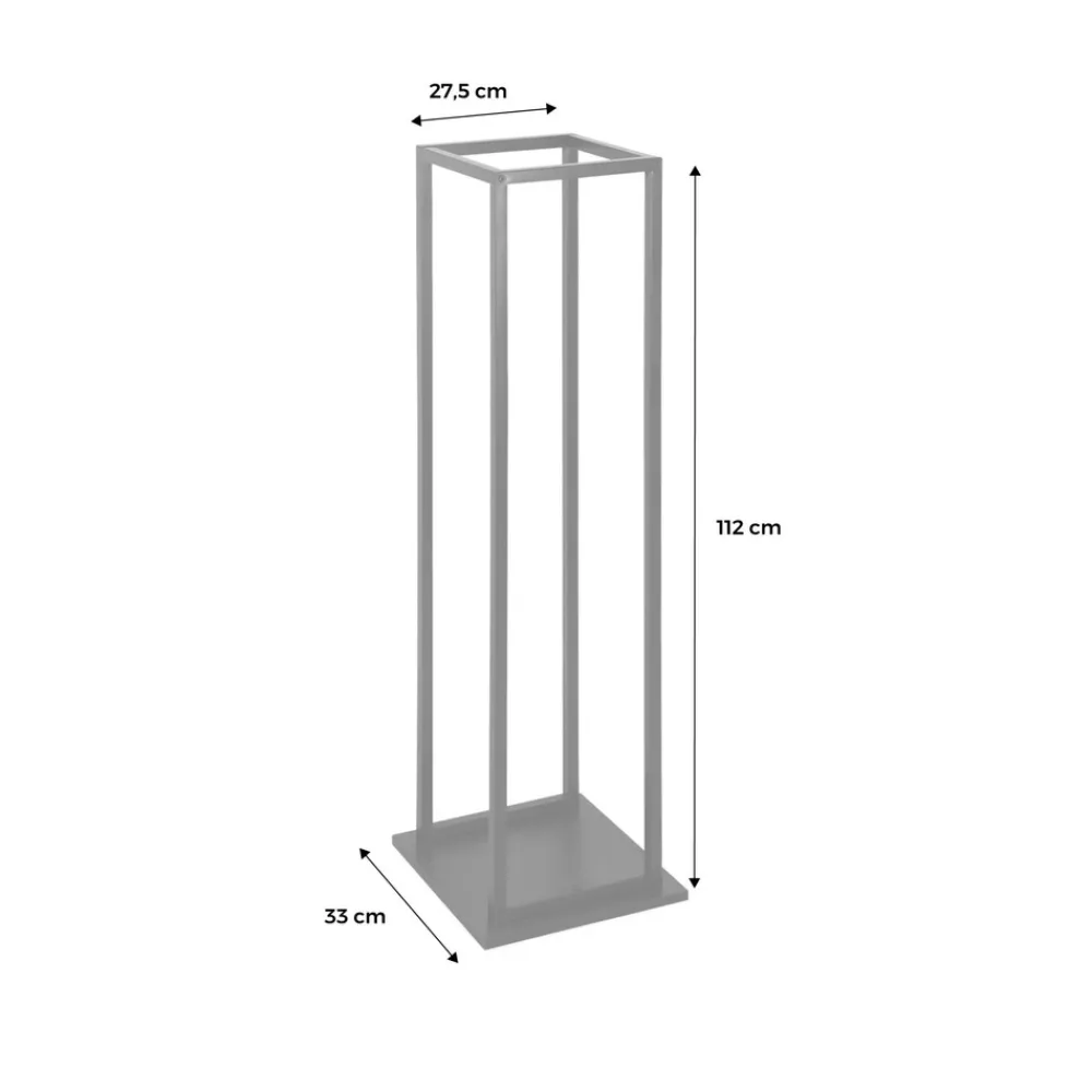 Sweeek Bois Et Accessoires De Cheminées | - Range bûches intérieur 112cm. Industriel. En acier