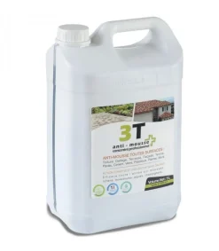 3t Traitement Et Pulvérisation | - Antimousse concentré 5 litres à diluer pour 1000 m² de traitement toit toiture mur et sol