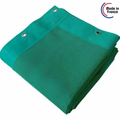 Tecplast - Bâche brise vue micro-perforée mp460bv 2,5x3m - verte - garantie 5 ans Sale