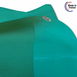 Tecplast - Bâche brise vue micro-perforée mp460bv 2,5x3m - verte - garantie 5 ans Sale
