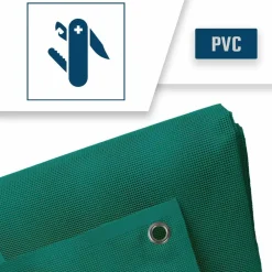 Tecplast - Bâche micro-perforée mp460mu 3x4 m - verte - garantie 5 ans Hot