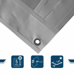 Tecplast - Bâche micro-perforée mp460mu 3x4 m - grise - garantie 5 ans Best