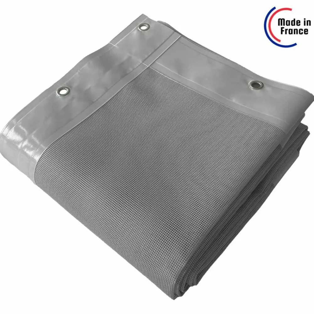 Tecplast - Bâche micro-perforée mp460mu 3x5 m - grise - garantie 5 ans Online