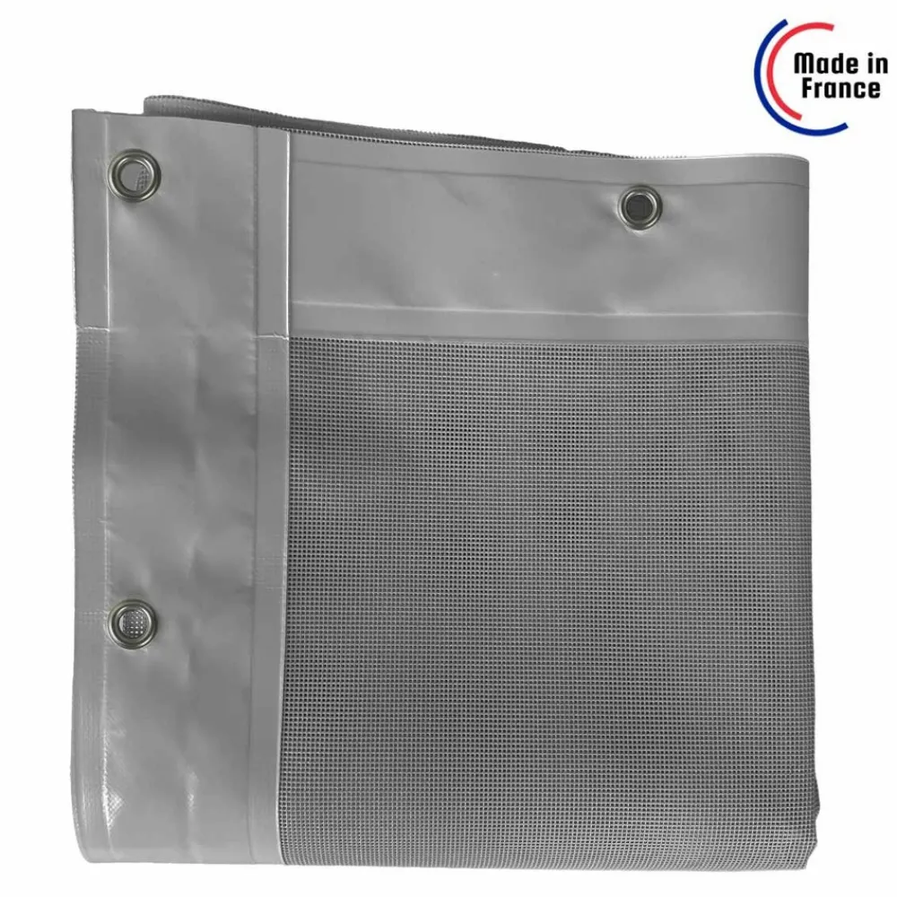 Tecplast - Bâche micro-perforée mp460mu 3x5 m - grise - garantie 5 ans Online