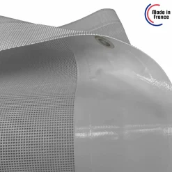 Tecplast - Bâche micro-perforée mp460mu 3x5 m - grise - garantie 5 ans Online
