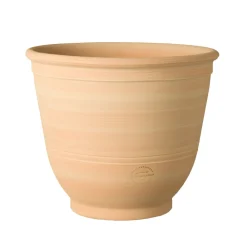 Terrablanca Pots Et Jardinières | - Pot Campana en terre cuite claire Ø 20 x H. 18 cm
