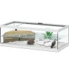Terratlantis - Aquarium pour tortue aquatique équipé blanc L.75 x l.36 x H.25 cm Discount