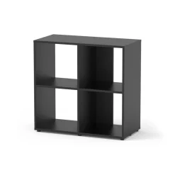 Terratlantis - Meuble d'aquarium pour tortue standard noir L.75 x l.36 x H.73 cm Outlet
