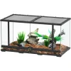 Terratlantis - Terrarium Smart Line Noir L.88xP.45xH.45cm Discount