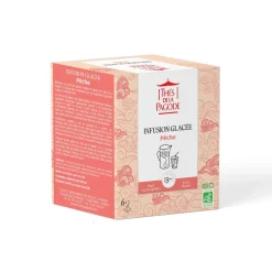Thés de la Pagode Épicerie Gourmande | THÉS DE LA PAGODE - Infusion glacée bio - Pêche 6 sachets