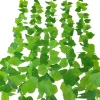 NA Plantes Artificielles | Tiges de plantes artificielles en plastique, feuilles de vigne de 2 mètres de long