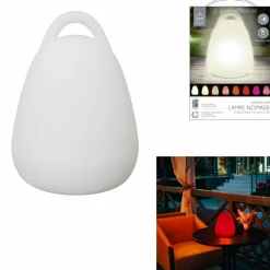 Toilinux Eclairage D’Extérieur | - Lampe led d'extérieur à poser avec poignée et télécommande - multicouleur
