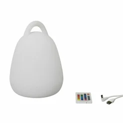 Toilinux Eclairage D’Extérieur | - Lampe led d'extérieur à poser avec poignée et télécommande - multicouleur