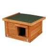 Toilinux Jardinage Écologique | - Maison à hérisson en bois naturel
