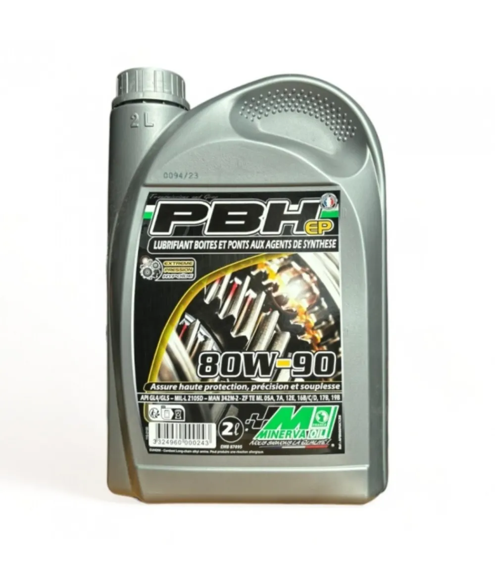 Tondeuse Et Compagnie Huiles Et Produits D’Entretien | - Huile de transmission 80w-90 pour boites et ponts api gl4/gl5 - 2 l - minervaoil