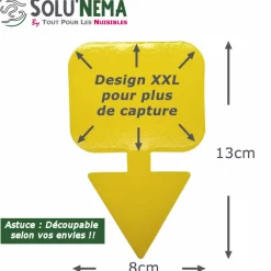 Tout Pour Les Nuisibles - Kit nématodes 5 millions + 10 pièges collants xxl - contre les mouches du terreau - formulation gel longue durée pour traiter 25 pot Discount