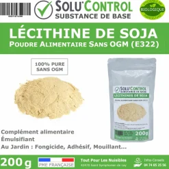 Tout Pour Les Nuisibles Traitement Et Pulvérisation | - Lécithine de soja sans ogm, solu'control - sachet de 200g